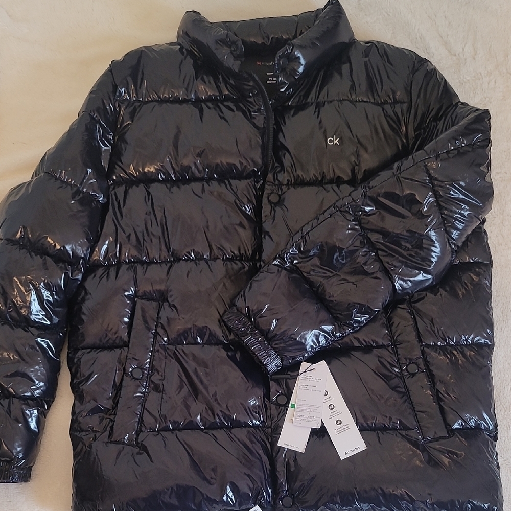 Calvin Klein Water Resistant Navy Jacket